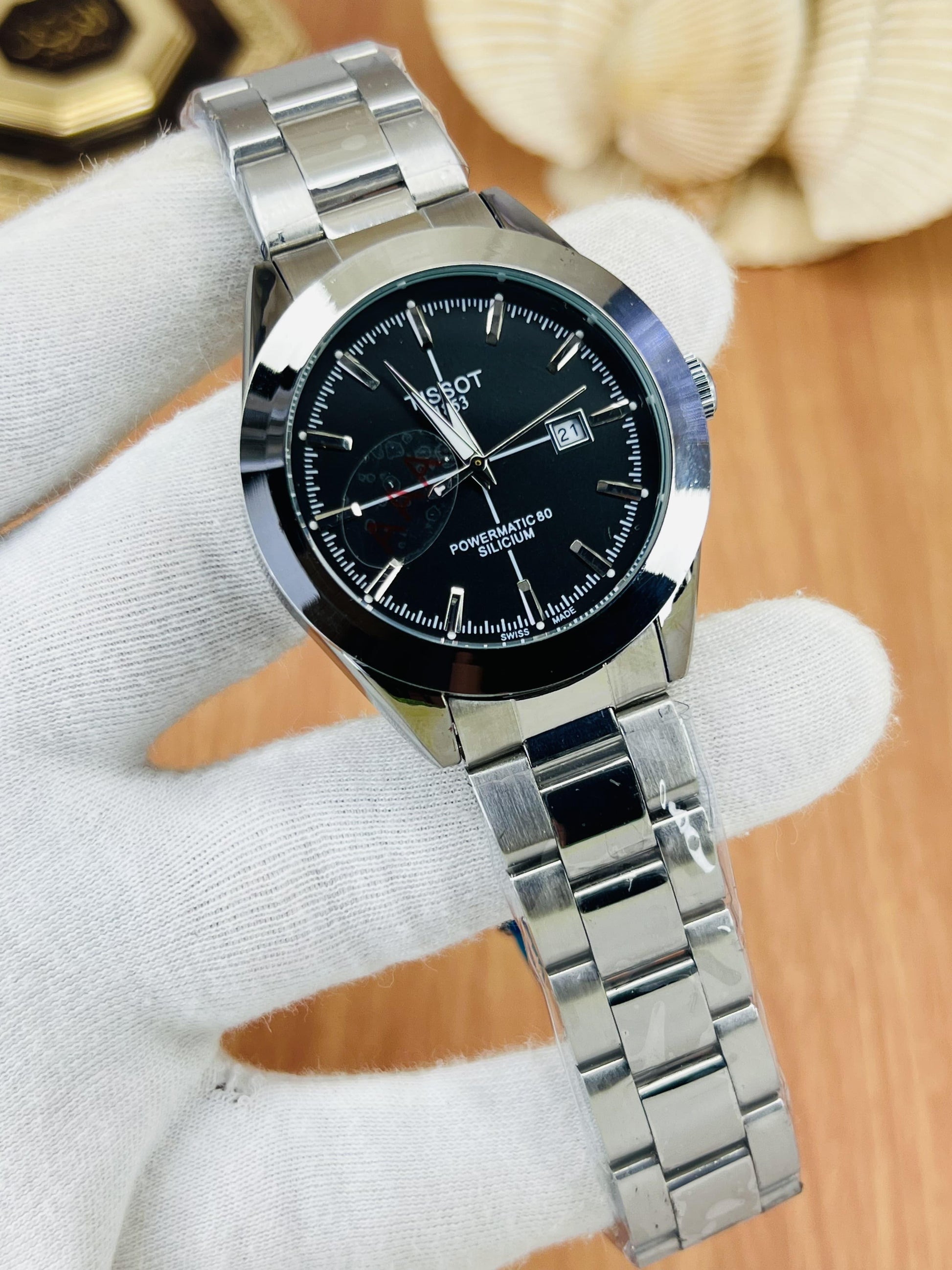 Tissot Steel Chain Watch – Smooth Machine with Premium Finish