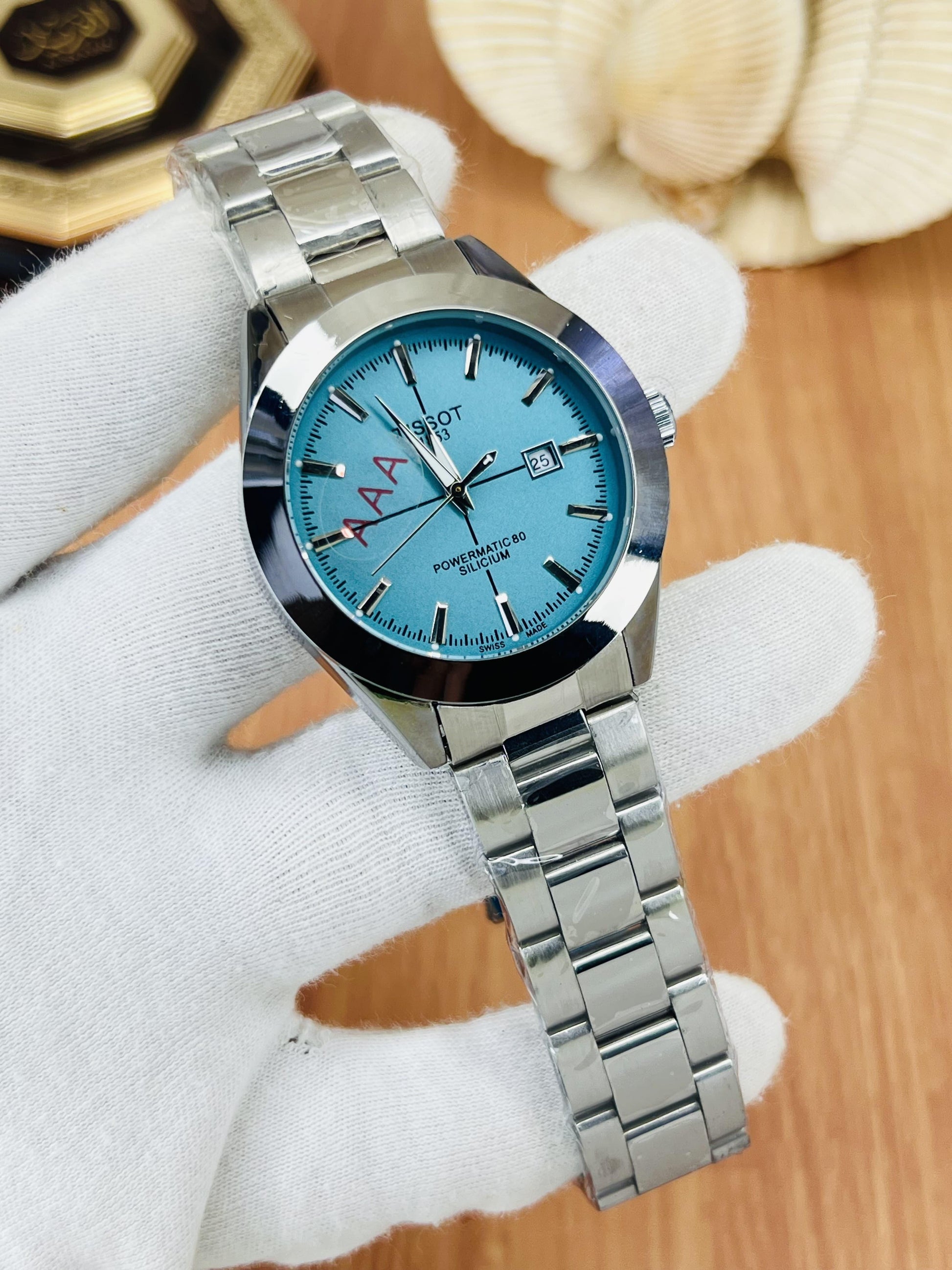 Tissot Steel Chain Watch – Smooth Machine with Premium Finish