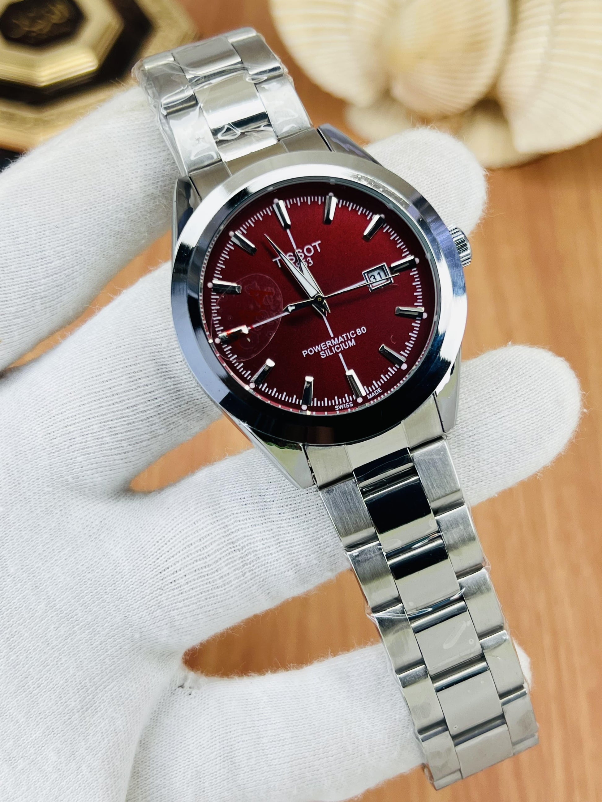 Tissot Steel Chain Watch – Smooth Machine with Premium Finish