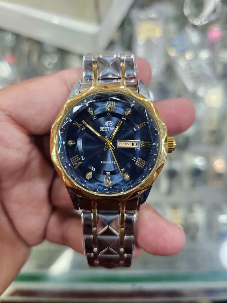 BESTWIN – GREEN DIAL QUARTZ