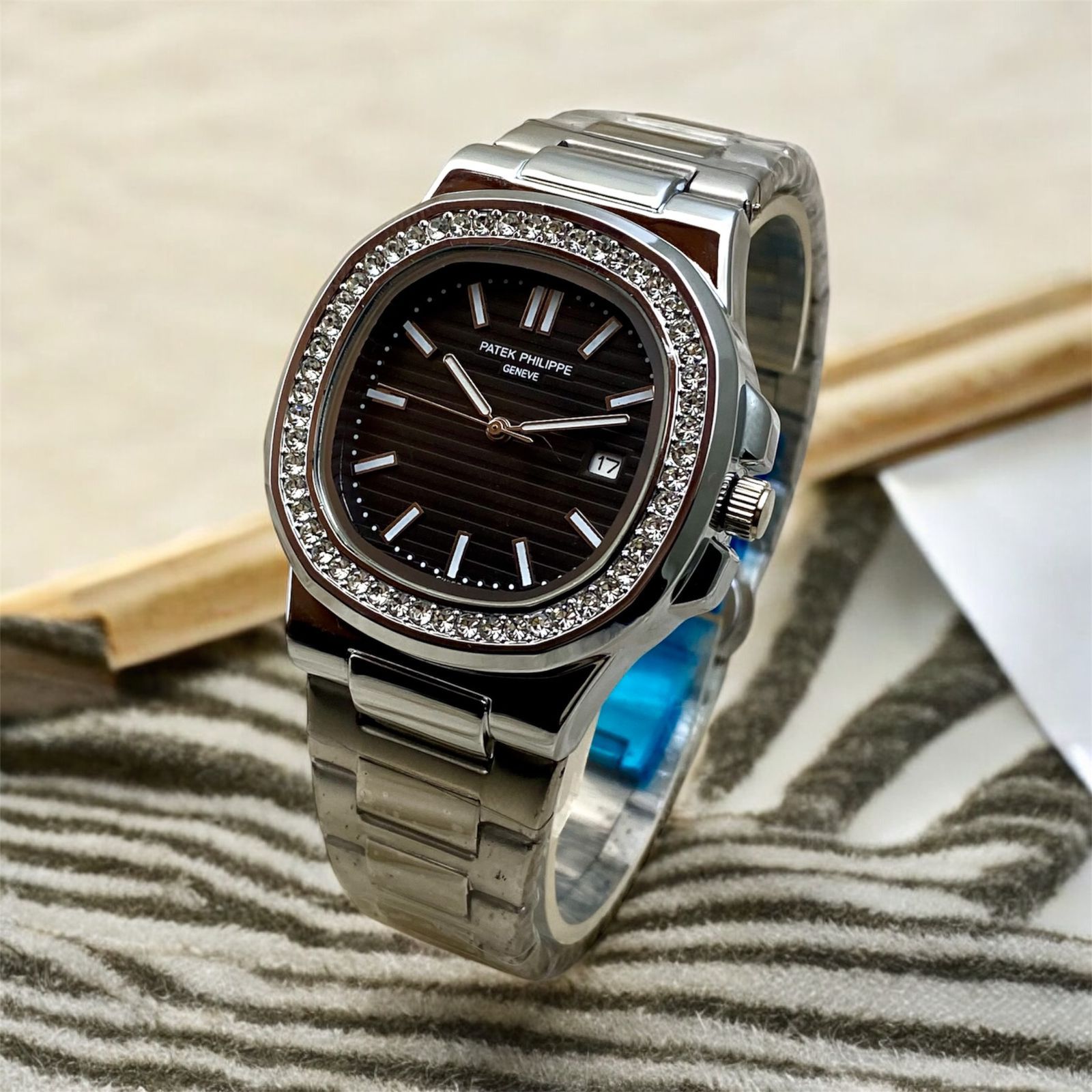 Patek Philippe – Stone Bezel Luxury Watch, Latest Article with Best Finishing