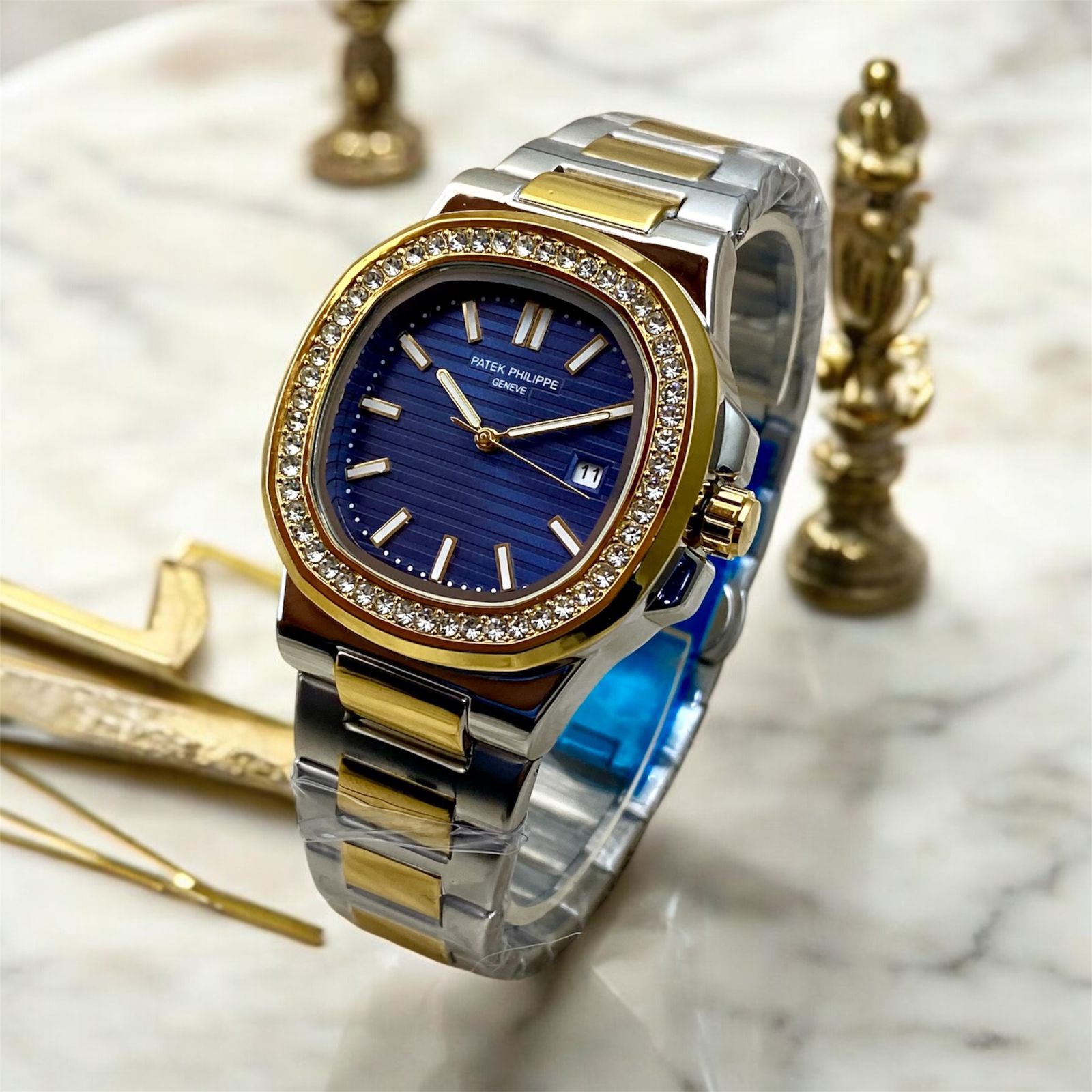 Patek Philippe – Stone Bezel Luxury Watch, Latest Article with Best Finishing